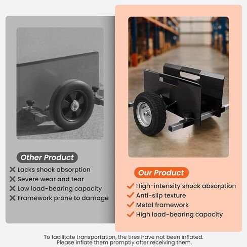 10" Panel Dolly Cart: Heavy-Duty Drywall Cart 700LB Capacity, Pneumatic Wheels, Adjustable Frame for Drywall, Plywood, Doors | Indoor & Outdoor Use (Black) in Saudi Arabia