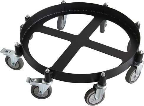 55 Gallon Drum Dolly with 2000lbs Load Capacity and 8 Swivel Caster Wheels, Non Tipping Oil Drum Dollies for Workshop, Factory, Warehouse, Shop, Dock in Saudi Arabia