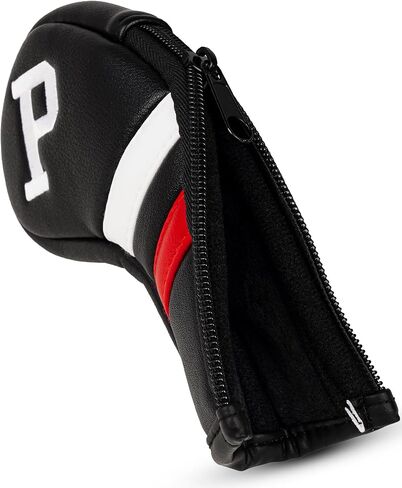 Big Teeth Golf Iron Headcovers, Colorful Iron Golf Club Covers Zipper Closure, Black and White Big Number Iron Golf Club Covers for Men in Saudi Arabia