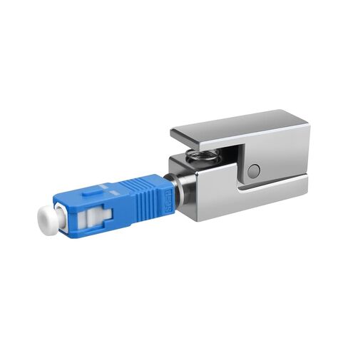 1 Pack FC Bare Fiber Optic Adapter Square Fiber Coupler Connector for Server Rack (FC Square) in Saudi Arabia