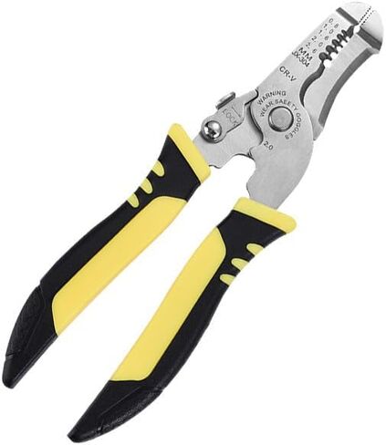 Wire Cutters Wire Crimping Tool Cutting Scissor Ultra Sharp Cutter Scissor with Wire Stripper 8-16AWG in Saudi Arabia