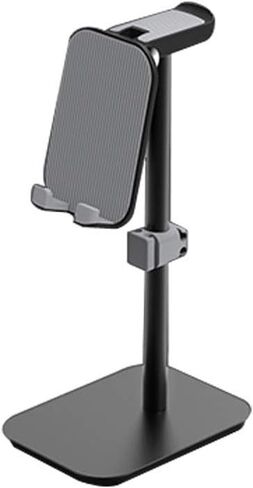 حامل سماعة الرأس حامل سماعة الرأس، حامل من سبائك الألومنيوم متوافق مع Kindle، قارئ الكتب الإلكترونية في غضون 11 بوصة، حامل سماعة رأس سطح المكتب (فضي) in Kuwait