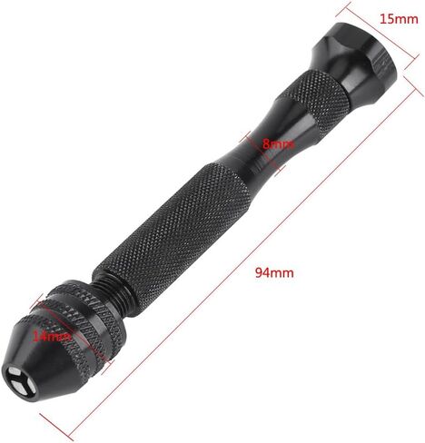 Pin Vise Hand Drill, Hand Twist Drill Micro Drill Bit Set Mini Hand Drill With 10 High Speed Steel Drill Bits for Art Making, Craft Working in Saudi Arabia