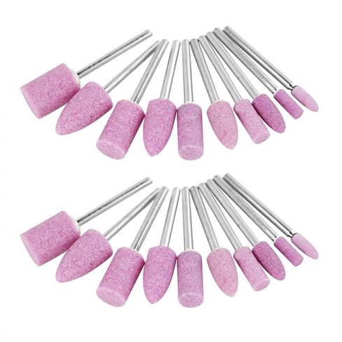 5 قطعة 3 مللي متر رمح شنت السيراميك رأس مطحنة تلميع جلخ عجلة لأدوات كهربائية دوارة (4 مللي متر 5 قطعة ، شكل اسطوانة) in Kuwait