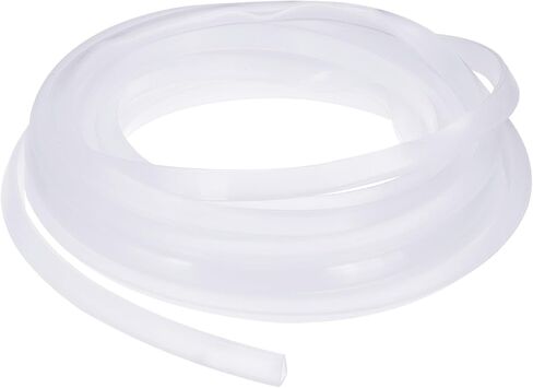 YOKIVE Clear Rubber U Channel Edge Trim, Silicone Door Seal Strip 1/4" Slot Fit for 7/32"-9/32" Edge | Metal Edge Guard Protector Great for Plywood, Glass, Sheet Metal (20-Feet) in Saudi Arabia