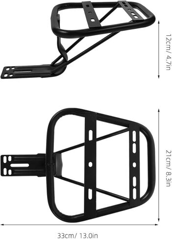 Mikikit Adjustable Back Rack for Electric Bicycle Heavy-Duty Ebike Rear Cargo Rack with Easy Installation Multifunctional Bike Tail for Secure Storage on Electric Bikes and Bicycles in Saudi Arabia
