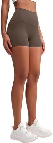 High Waisted Biker Shorts for Women | Tummy Control & Butt Lifting Workout Clothes with Pockets | Spandex Yoga Shorts in Saudi Arabia