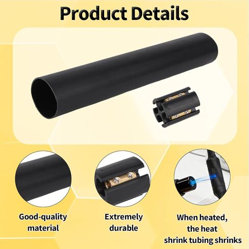 2 Sets Underground Line Wire Splicing Kit, Including Connectors Heat Shrink Tubing Wrench for Accommodates Grounded UF Cables of Various Wire Diameters from 14/3 to 8/3 in Saudi Arabia