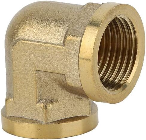 تركيبات مواسير كوع نحاسية أنثى، G1 / 2 "، 5 قطع، متينة ومضادة للمواد - سهلة التركيب، تصميم مضغوط، مثالية لسباكة الحمام والمطبخ (ثني سلك داخلي نحاسي) in Kuwait