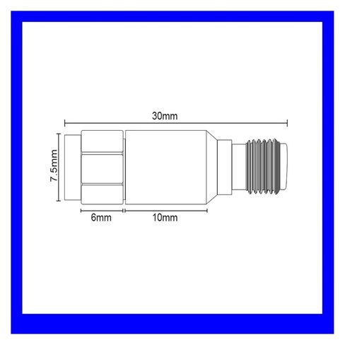2W SMA-JK coaxial attenuator, DC to 6.0GHz, 50Ω(10db) in Saudi Arabia
