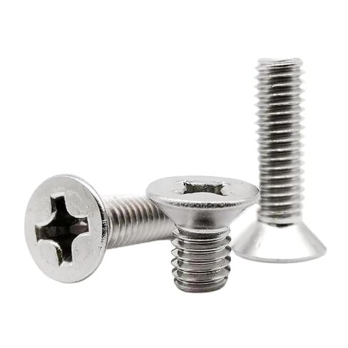 Screws,Stainless Steel Screws, M1-M4 Stainless Steel Cross Countersunk Head Screw Bolt, 25pcs(M1.6x8mm) in Kuwait