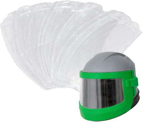 Nova 3 Helmet Outer Lens (NV3-724) - 50 Pack - Disposable Outer Lens for RPB Nova 3 Sandblast Helmet Respirator in Saudi Arabia