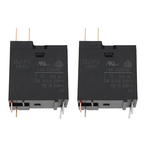 2Pcs DU1PU 24VDC 4-Pin Power Relay 16A for Home Appliances Control Panels Fan Charging in Kuwait