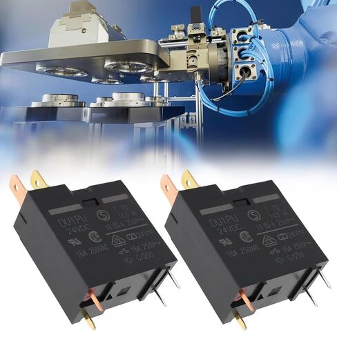 2Pcs DU1PU 24VDC 4-Pin Power Relay 16A for Home Appliances Control Panels Fan Charging in Kuwait