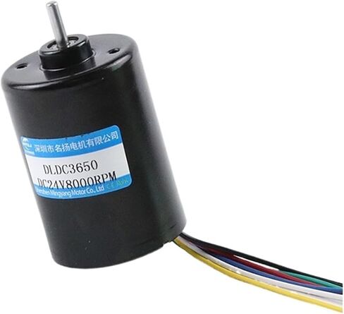 DC Brushless 3650 Bldc Motor 12V 24V with Drive 30W High-Speed Speed-Adjusting Five Lines Six Lines Electric Motor(Five Lines,24V 8000RPM) in Saudi Arabia