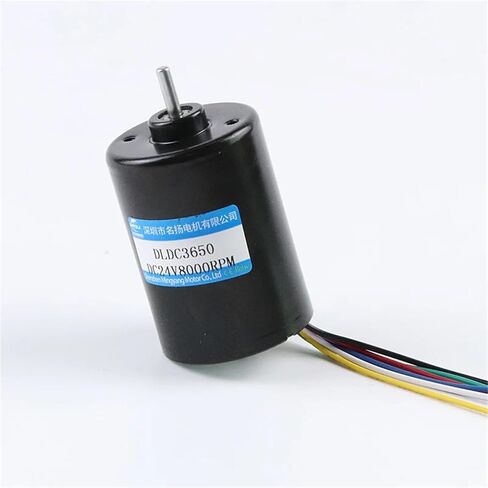 DC Brushless 3650 Bldc Motor 12V 24V with Drive 30W High-Speed Speed-Adjusting Five Lines Six Lines Electric Motor(Five Lines,24V 8000RPM) in Saudi Arabia