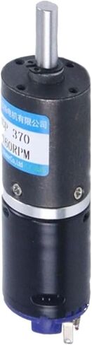 6V 3W DC Planetary Gear Motor Diameter 24mm Adjustable Speed CW CCW MY24GP-370H Electric Engine Low Speed Motor(6V 19RPM,6mm Motor) in Saudi Arabia