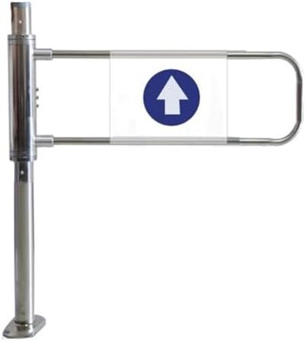 Automatic Metal Swing Gate for Supermarkets & Warehouses - Durable Security Door with Auto Closure for Retail & Libraries - Unidirectional Access Control Entrance Solution in Kuwait