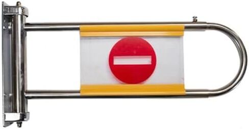 Automatic Closing Swing Gate - One-Way Door with Spring-Loaded Mechanism Durable Metal Construction for Supermarkets & Warehouses Ensures Safety & Reliability in Saudi Arabia