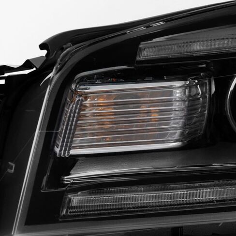 AKKON - Fits 2013-2016 GMC Acadia 2017 Limited [Halogen Model Only] Projector Black Headlight Driver Left Replacement w/ [LED Tube] Parking in Saudi Arabia