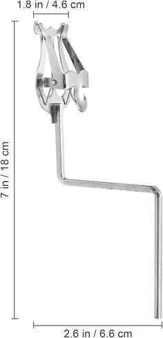 Vaguelly Saxophone Score Folder Sliver Iron Music Sheet Holder Portable Stand for Alto Tenor Saxophone for Practicing Beginners Marching Band in Saudi Arabia