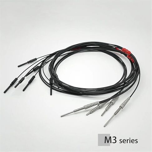 Accuracy M3 M4 M6 Diffuse Reflection Fiber Optic Sensor Coaxial Stainless Steel Thread Prob PRC-310 PRC-410 PRC-610(M3,2 Meter Length-NO Needle) in Saudi Arabia