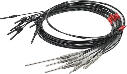 Accuracy M3 M4 M6 Diffuse Reflection Fiber Optic Sensor Coaxial Stainless Steel Thread Prob PRC-310 PRC-410 PRC-610(M3,2 Meter Length-NO Needle) in Saudi Arabia