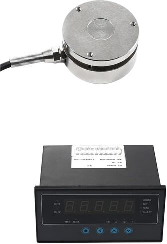 خلية تحميل صغيرة ومؤشر يعرض التوتر والضغط مستشعر قوة ضغط الوزن 10 كجم 20 كجم 50 كجم 100 كجم 200 كجم (100 كجم ومؤشر) in Kuwait