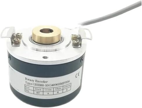 مستشعر تأثير القاعة GHH60-10G4096BMP526 جهاز تشفير العمود المجوف 10 مم فتحة 4096ppr دفع سحب الإخراج 5-26Vdc(1500ppr) in Kuwait