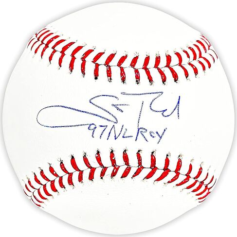 Scott Rolen Autographed Official M.L.B Baseball Phillies "97 NL ROY" Beckett BAS Witness Stock #215686 in Saudi Arabia