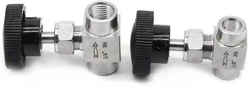 1 قطعة 1/8 "1/4" 3/8 "1/2" NPT خيط داخلي متساوي القطر SS304 صمام إيقاف التحكم في التدفق من الفولاذ المقاوم للصدأ (1/8 "، NPT) in Saudi Arabia