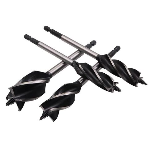 10-35mm Woodworking Twist Drill Bit Set Long Four-Slot 6.35mm Shank Carbide Drill Bit Hole Saw for Door Lock Wood Slotting Tools 1Pcs(20mm) in Saudi Arabia
