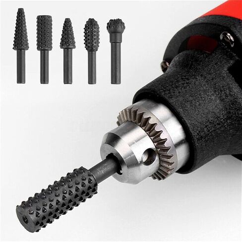 5PCS Drill Bit Set Cutting Tools for Woodworking Knife Wood Carving Tool Wood Work Wood Cutter Drill Bit Set in Saudi Arabia