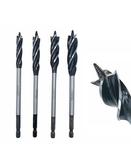 8 إلى 25 مللي متر لقم مثقاب الخشب الملتوي أربعة قواطع حفر لأعمال النجارة 1 قطعة (20 مللي متر) in Kuwait