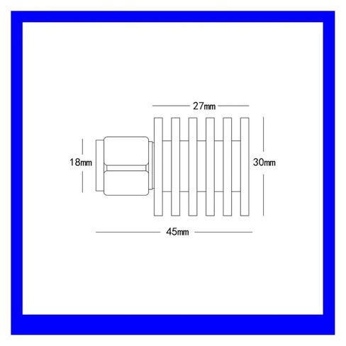 5W N-Type Male coaxial Terminal Dummy Load 3/4/6GHz 50 ohms(4GHZ) in Saudi Arabia