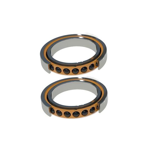 1pair 71903C HQ1 P4 17x30x7 Contact Bearings Spindle Ceramic Ball in Saudi Arabia
