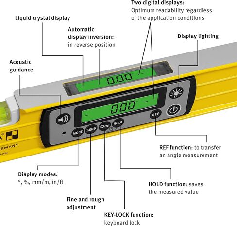 STABILA TECH 196M DL Digital Spirit Level,60 CM in Saudi Arabia
