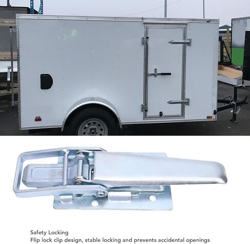 مشبك قفل ذاتي القفل، مشبك مزلاج تبديل، سهل الاستخدام، مقبض رافعة، مشبك مشبك لحقيبة تعبئة المركبات، المعدات الميكانيكية in Kuwait