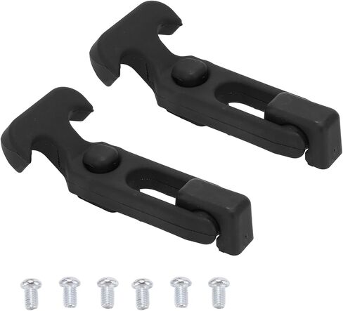 قطعتان من غطاء المحرك المطاطي، مقبض T بمشبك مرن، مقبض مطاطي مرن على شكل T، مزلاج سحب مع براغي لصندوق الأدوات in Kuwait