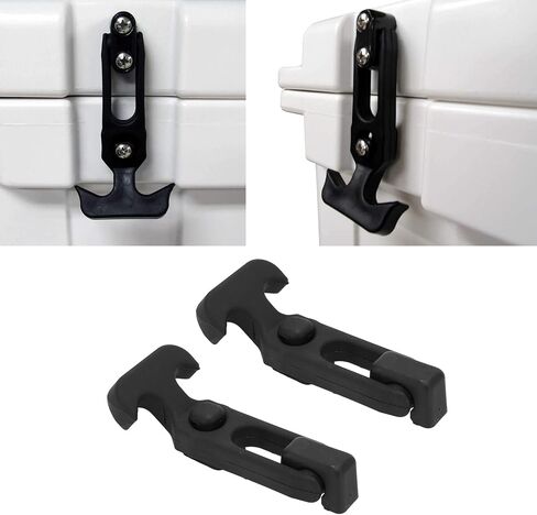 قطعتان من غطاء المحرك المطاطي، مقبض T بمشبك مرن، مقبض مطاطي مرن على شكل T، مزلاج سحب مع براغي لصندوق الأدوات in Kuwait