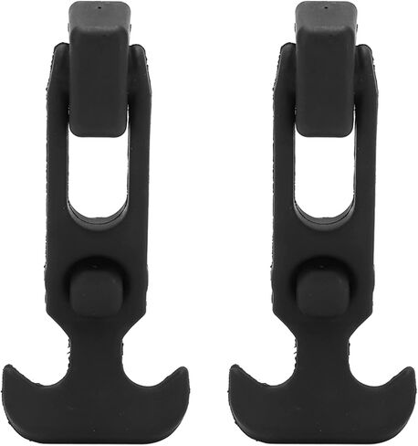 قطعتان من غطاء المحرك المطاطي، مقبض T بمشبك مرن، مقبض مطاطي مرن على شكل T، مزلاج سحب مع براغي لصندوق الأدوات in Kuwait