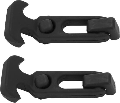 قطعتان من غطاء المحرك المطاطي، مقبض T بمشبك مرن، مقبض مطاطي مرن على شكل T، مزلاج سحب مع براغي لصندوق الأدوات in Kuwait