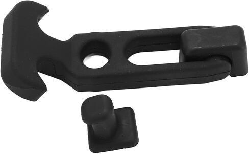 قطعتان من غطاء المحرك المطاطي، مقبض T بمشبك مرن، مقبض مطاطي مرن على شكل T، مزلاج سحب مع براغي لصندوق الأدوات in Kuwait