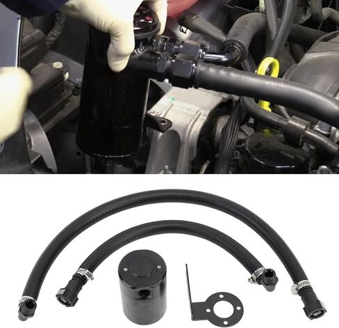 علبة التقاط الزيت مجموعة علبة فاصل الزيت الشبكية الدقيقة مع خرطوم للتركيب الكامل 1500 5.3L 6.2L 2019 2022 in Kuwait