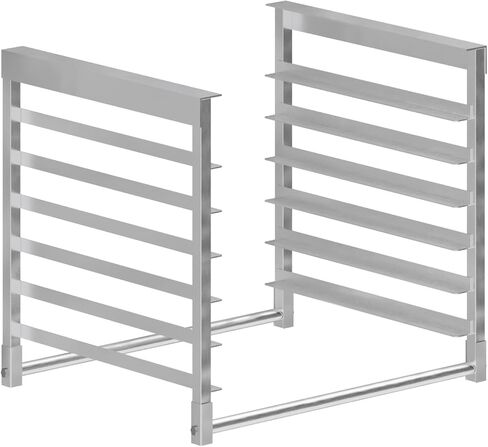 حامل صينية خبز من الألومنيوم مثبت على الطاولة من AmGood لطاولات عمل بعرض 30 بوصة - سعة 6 مقلاة in Kuwait