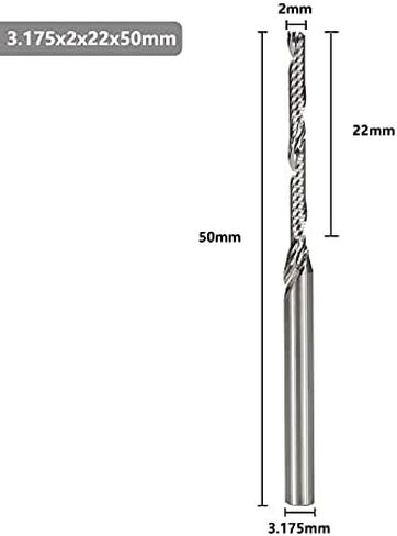 1 قطعة واحدة الناي O الناي نهاية مطحنة 1 مللي متر-3.175 مللي متر عرقوب واحدة الناي الألومنيوم قطع نهاية مطحنة دوامة قاطعة المطحنة كربيد CNC راوتر بت in Kuwait