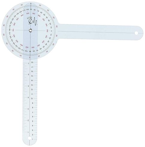 EMI 12" 360° ISOM Goniometer – Physical Therapy & Rehabilitation Tool for Range of Motion Tracking in Saudi Arabia