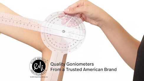 EMI 12" 360° ISOM Goniometer – Physical Therapy & Rehabilitation Tool for Range of Motion Tracking in Saudi Arabia