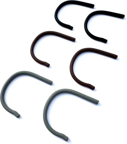 Cable Temple Conversion Kit, Universal Fit for Most Metal Frames, 1.3mm Diameter (Black) in Kuwait