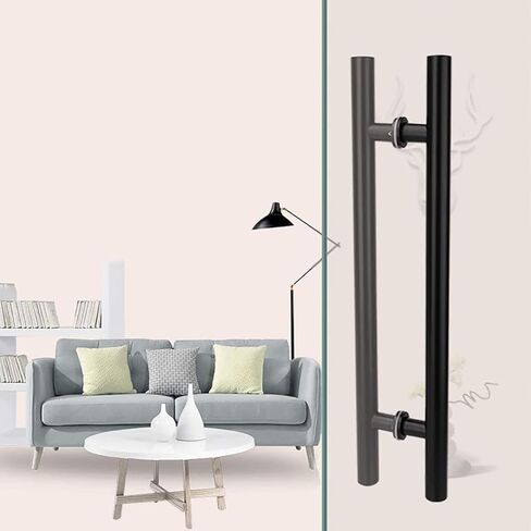 Door Handle Entry Modern Modern Round Push Pull,Heavy Duty Commercial Grade-304 Stainless Steel Sliding Barn Modern Door Handle,for Wooden Doors/Glass Doors/Interior Exterior Doo in Saudi Arabia
